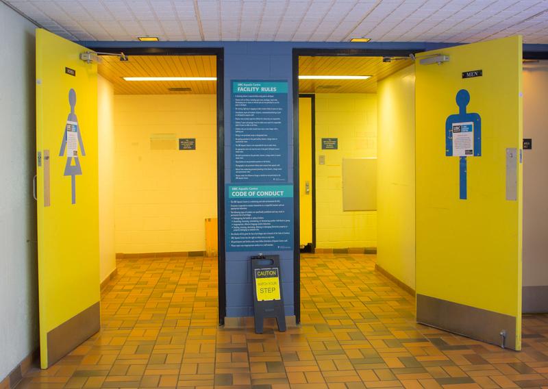 New aquatic centre consulting community on change room signage