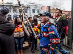March for missing & murdered Indigenous women, Downtown Eastside, 14 February 2018
