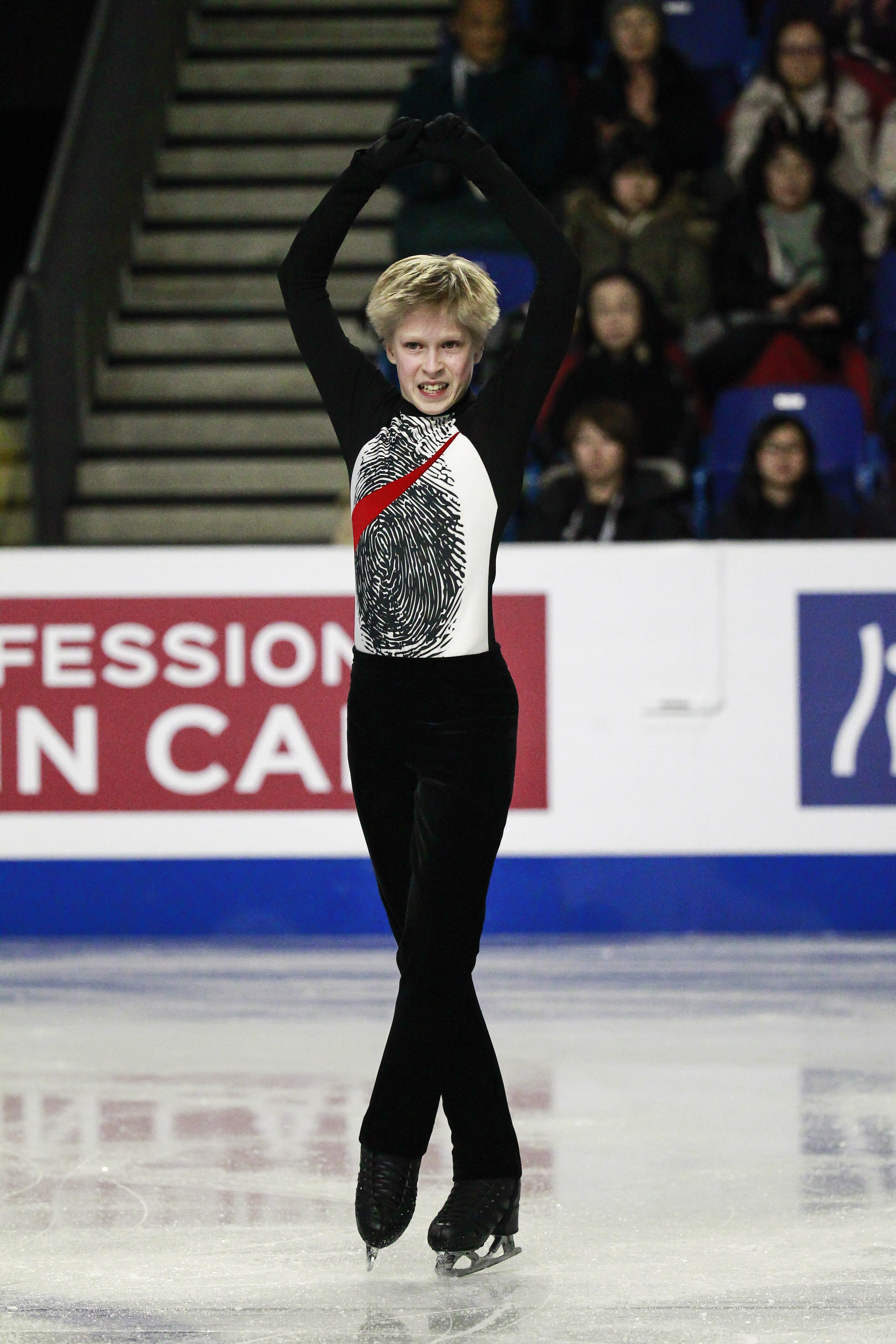 The 2018 International Skating Union Figure Skating Grand Prix Final was held in the Doug Mitchell arena. After three days of competition, 13-year-old Canadian skater Stephen Gogolev won first place in the junior men’s division, and he currently holds the junior world records for the men's free skate and total score.