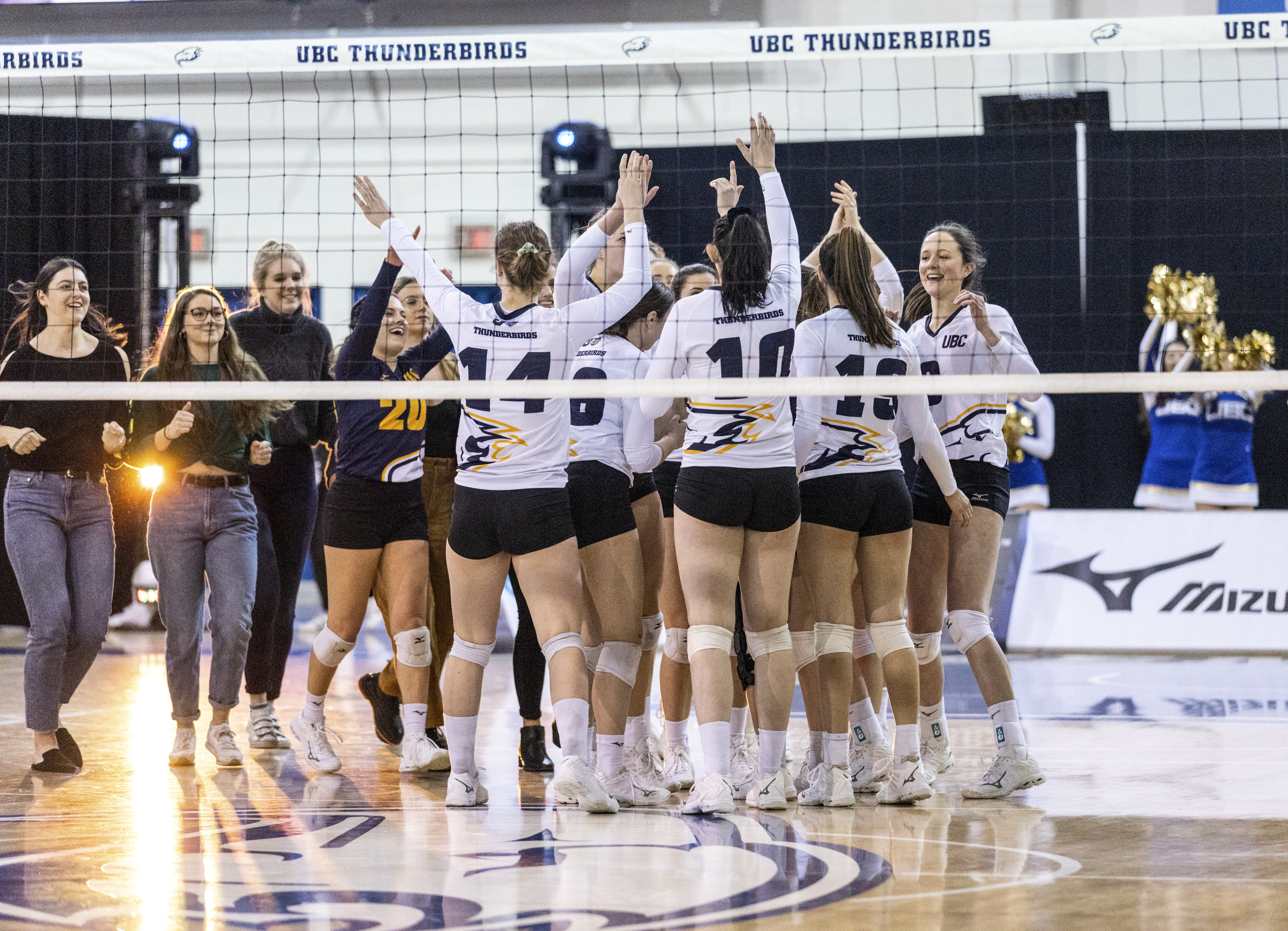 The women’s volleyball team celebrated after a grand victory in their annual hype game — the Thunderstruck. The Thunderbirds went into the national tournament as the eighth seed, but they were able to take down the second seed Trinity Western University Spartans in a hard fought five-set game in the quarter final, and re-crowned themselves as the 2018/19 U Sports national champions. It’s the second time in three years that the Thunderbirds took home the honour.