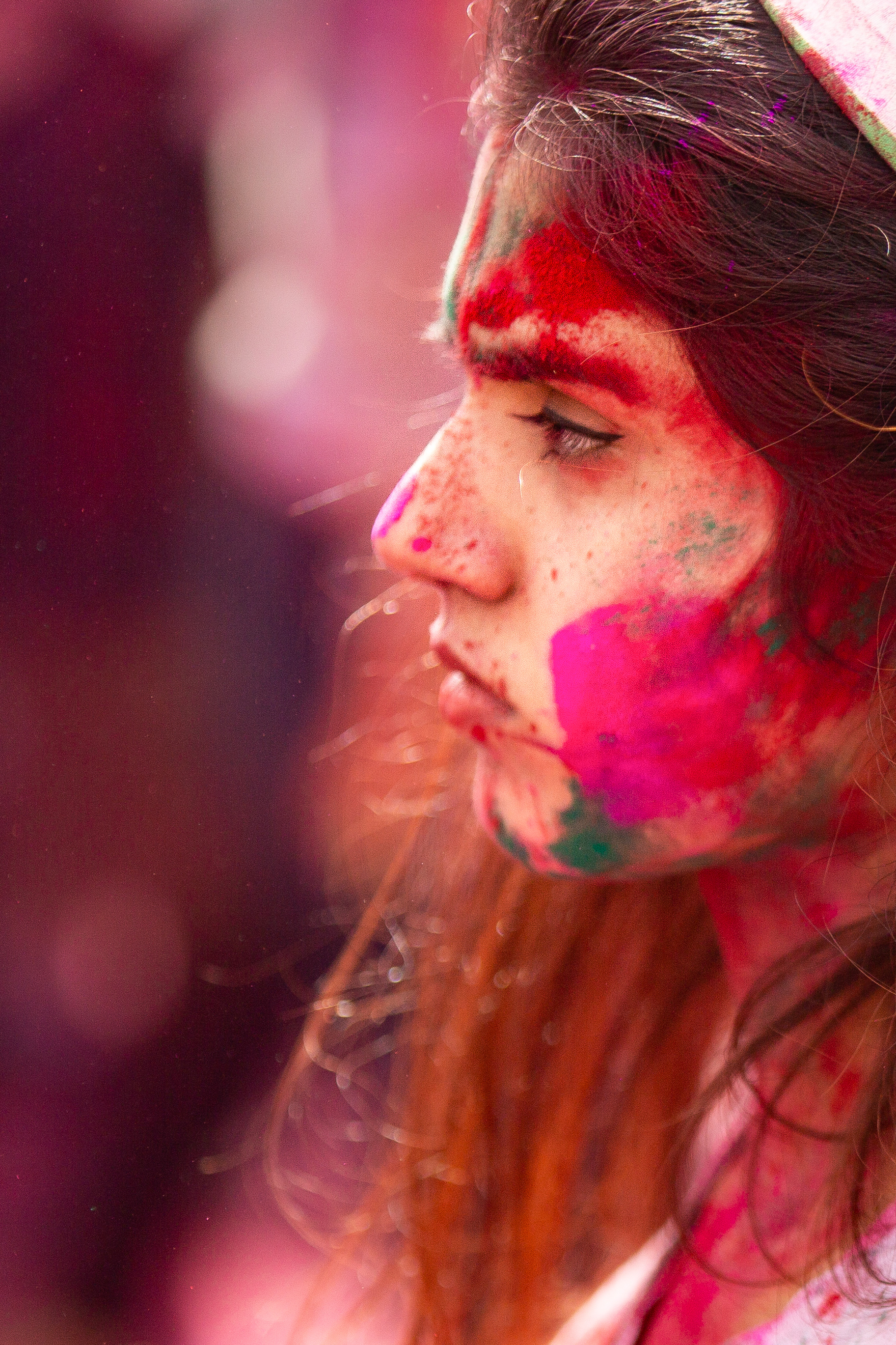 Holi is one of the most popular cultural celebrations on campus. This year, more than 3,000 people participated in the event.