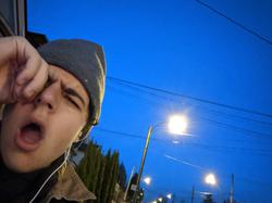 walking around