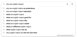 Why are English majors